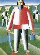 Kasimir Malevich In the grass field oil on canvas